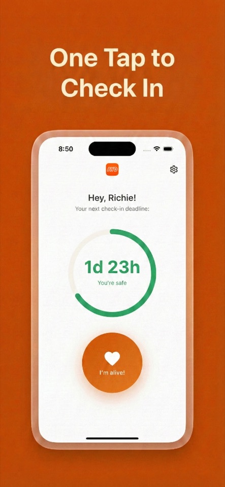 Are You Dead? app screenshot 2 of 3